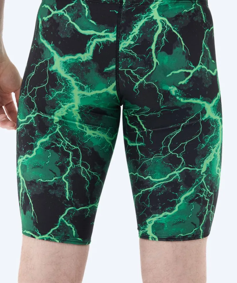 Outlet TYR lange badebukser til mænd - Durafast Elite Arterix - Grøn/sort