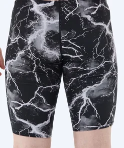 Outlet TYR lange badebukser til mænd - Durafast Elite Arterix - Grå/sort