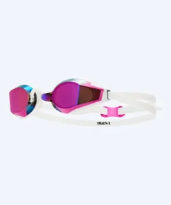Discount TYR svømmebriller - Stealth X Mirrored - Hvid/pink