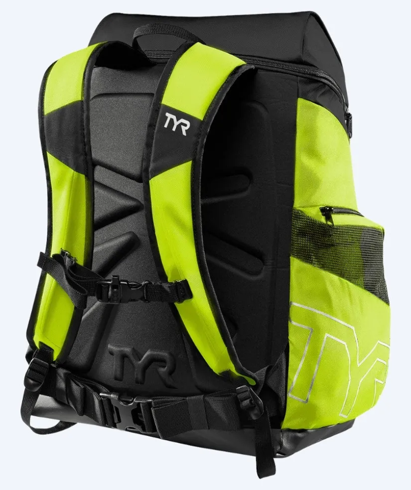 Hot TYR svømmetaske - Alliance Team 45L - Sort/lysegrøn