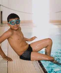 Outlet Watery badebukser til drenge - Flaming Vegas Eco - White Sporty