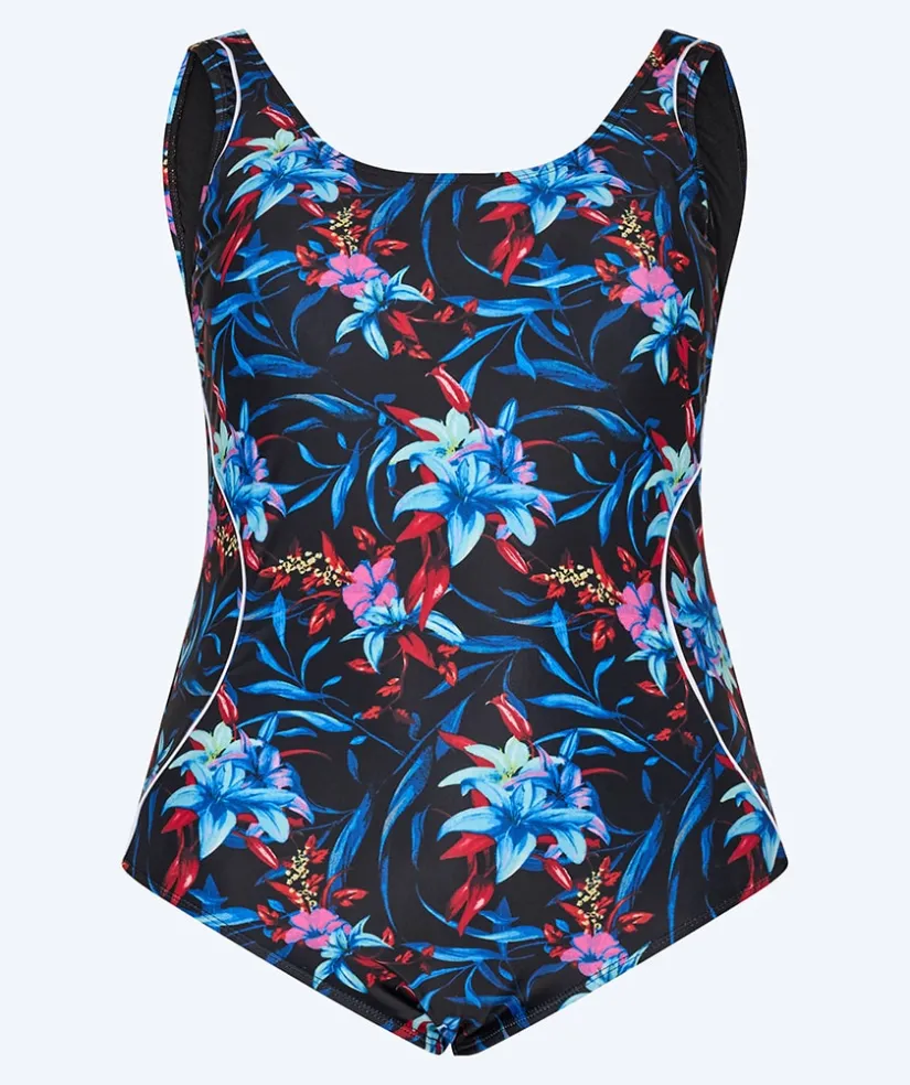 New Watery badedragt i plus size til damer - Marilla - Arvia Blue