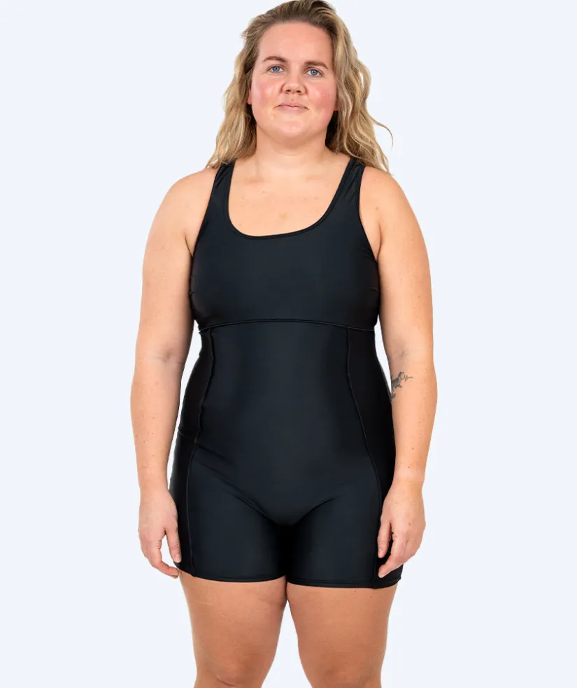 New Watery badedragt med ben til damer - Tirta - Sort