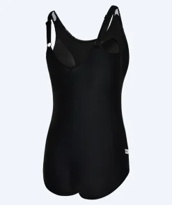 Discount Watery badedragt plus size til damer m. blomster - Vale - Sort