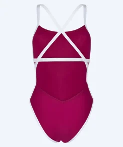 Hot Watery badedragt til damer - Eco Sunkissed Solid - Ruby Red