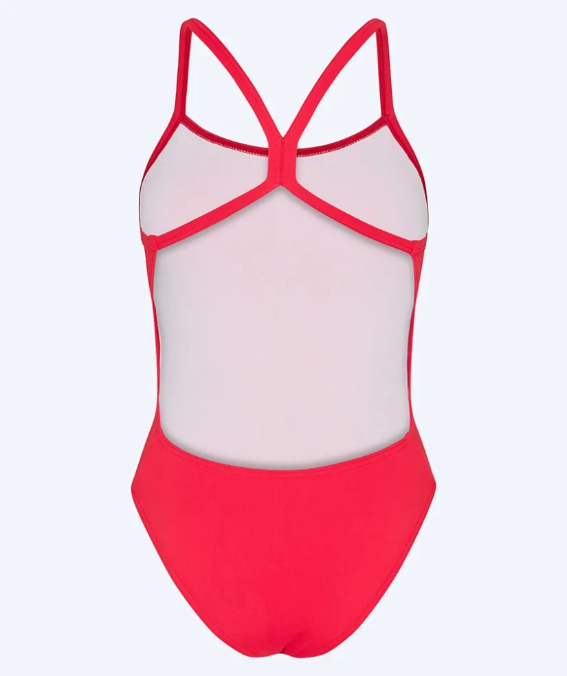 Best Watery badedragt til damer - Freestyler Solid - Cherry Red