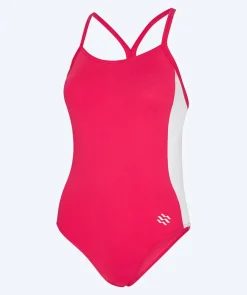 Clearance Watery badedragt til damer - Sidestroke Solid - Shiny Red