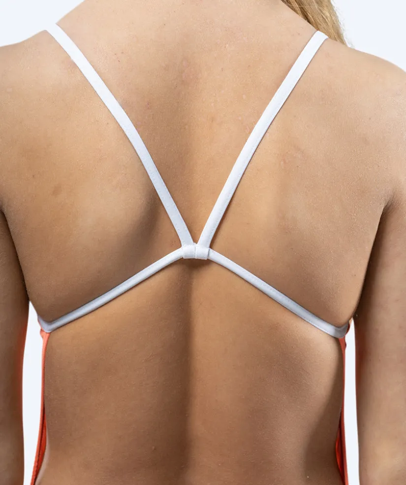 Online Watery badedragt til damer - Swim Rider Solid - Coral