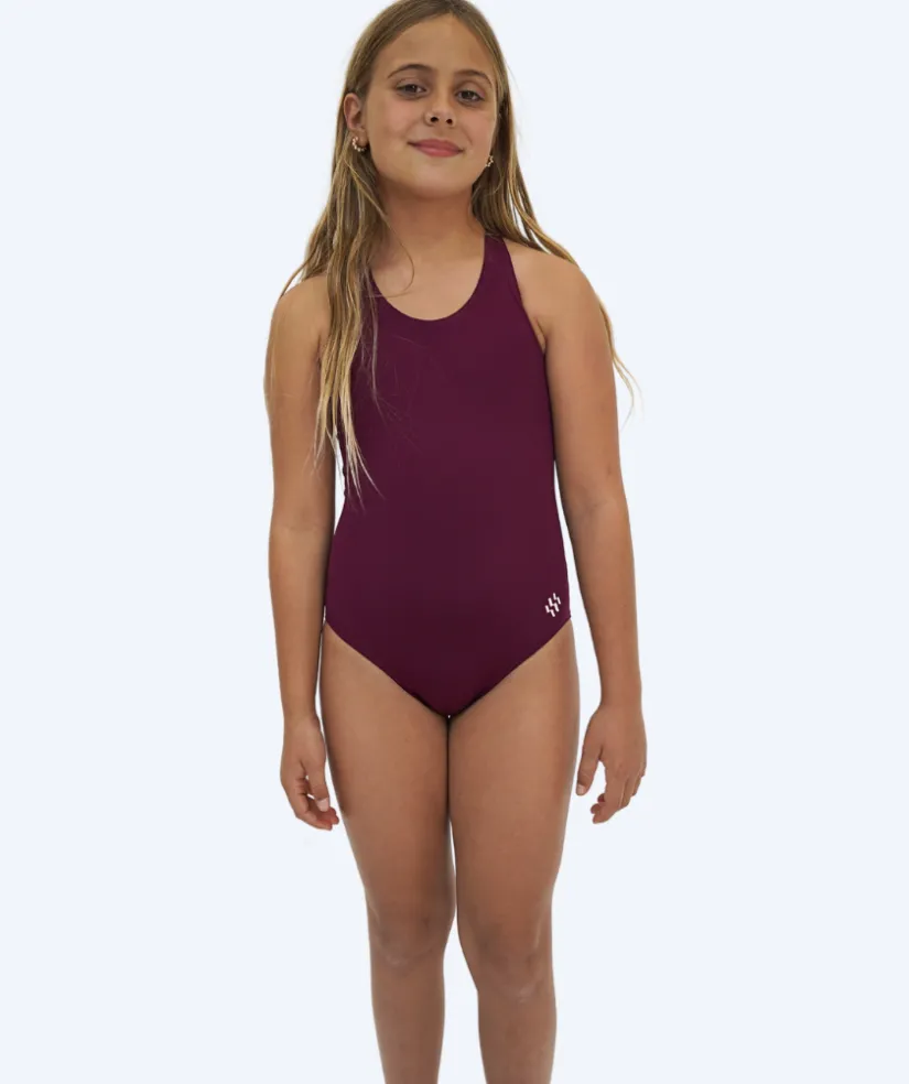 Hot Watery badedragt til piger - Eco Poolparty - Ruby Red