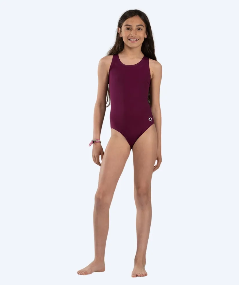 Hot Watery badedragt til piger - Eco Poolparty - Ruby Red