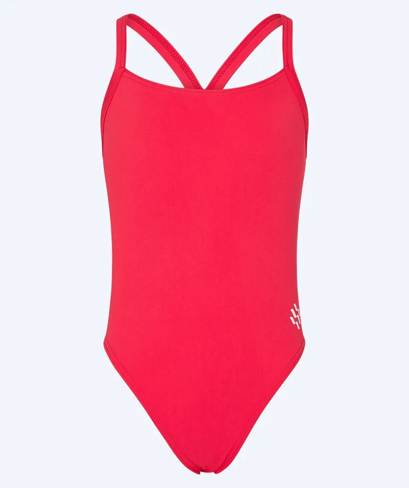 New Watery badedragt til piger - Freestyler Solid - Cherry Red