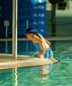 Hot Watery badedragt til piger - Freestyler Solid - Electric Blue