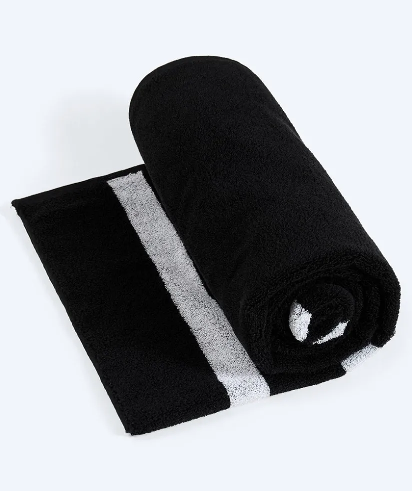 Discount Watery badehåndklæde - Heat Swim Bomuld - Deep Black