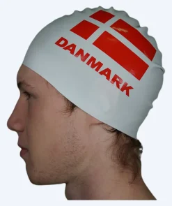 Best Watery badehætte - Denmark - Hvid
