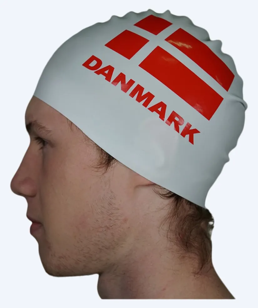 Best Watery badehætte - Denmark - Hvid