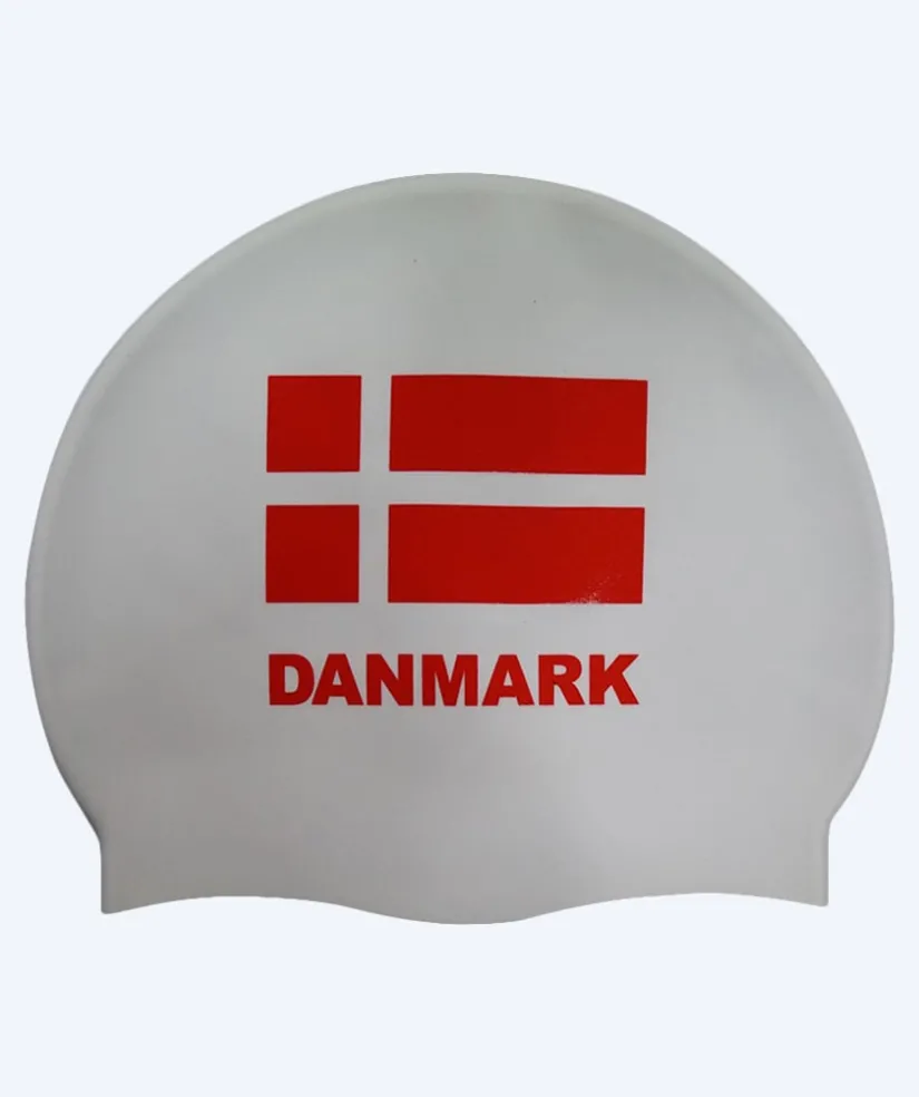 Best Watery badehætte - Denmark - Hvid