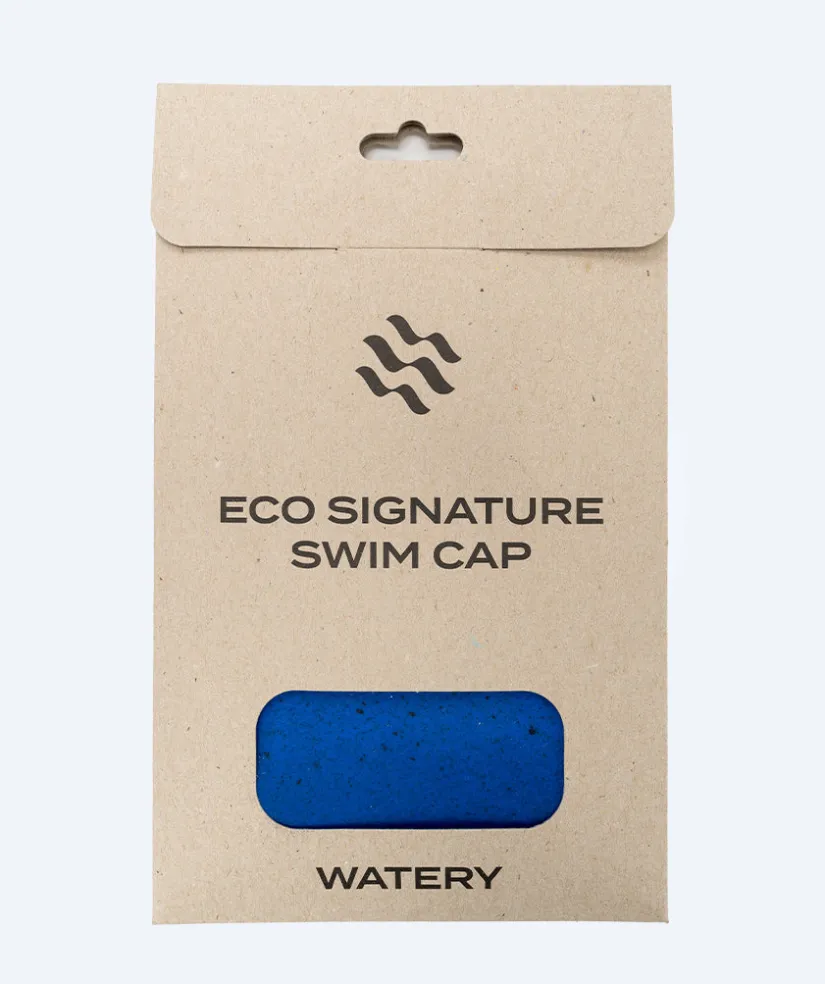New Watery badehætte - Eco Signature - Royal Blue (30% genanvendt)