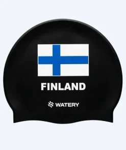 Sale Watery badehætte - Finland - Sort
