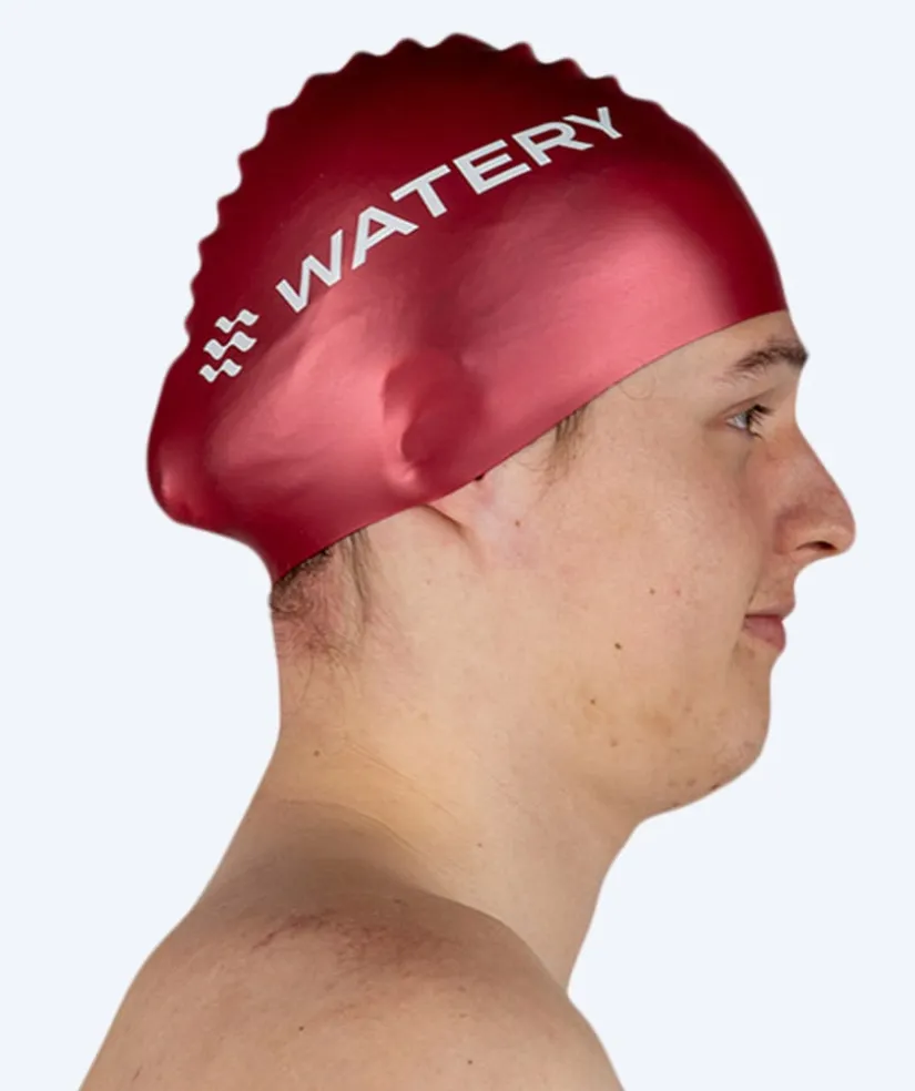 Clearance Watery badehætte (fra 10 år) - Signature - Bordeaux