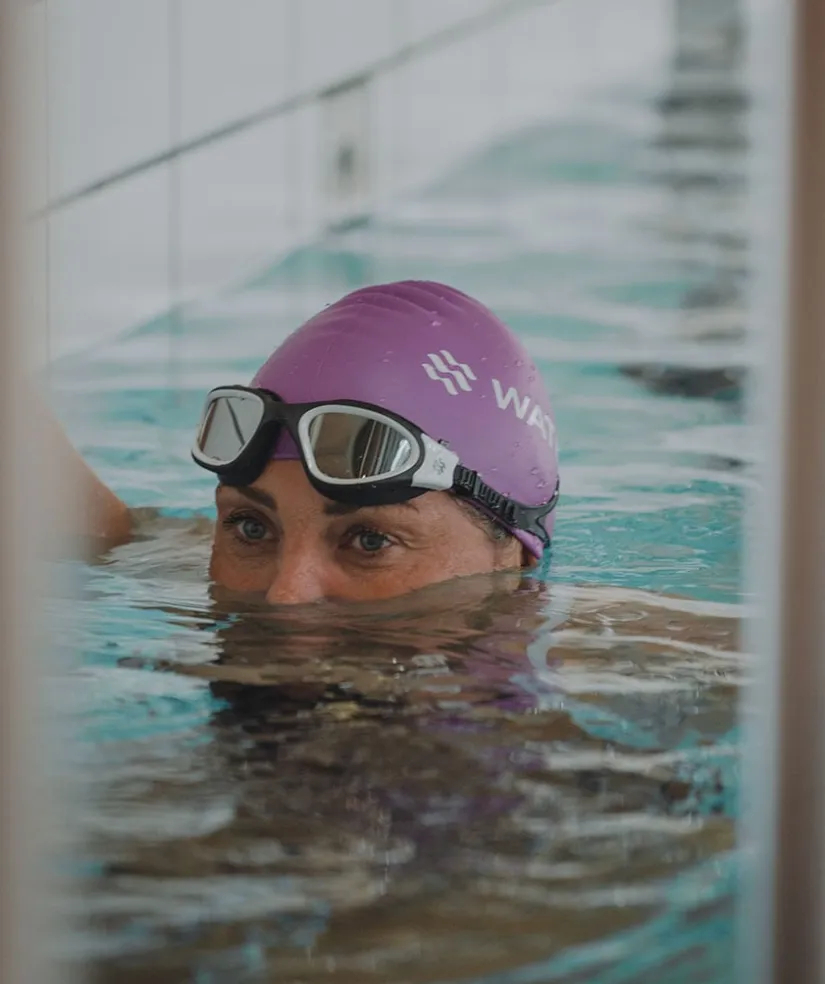 Online Watery badehætte (fra 10 år) - Signature - Violet