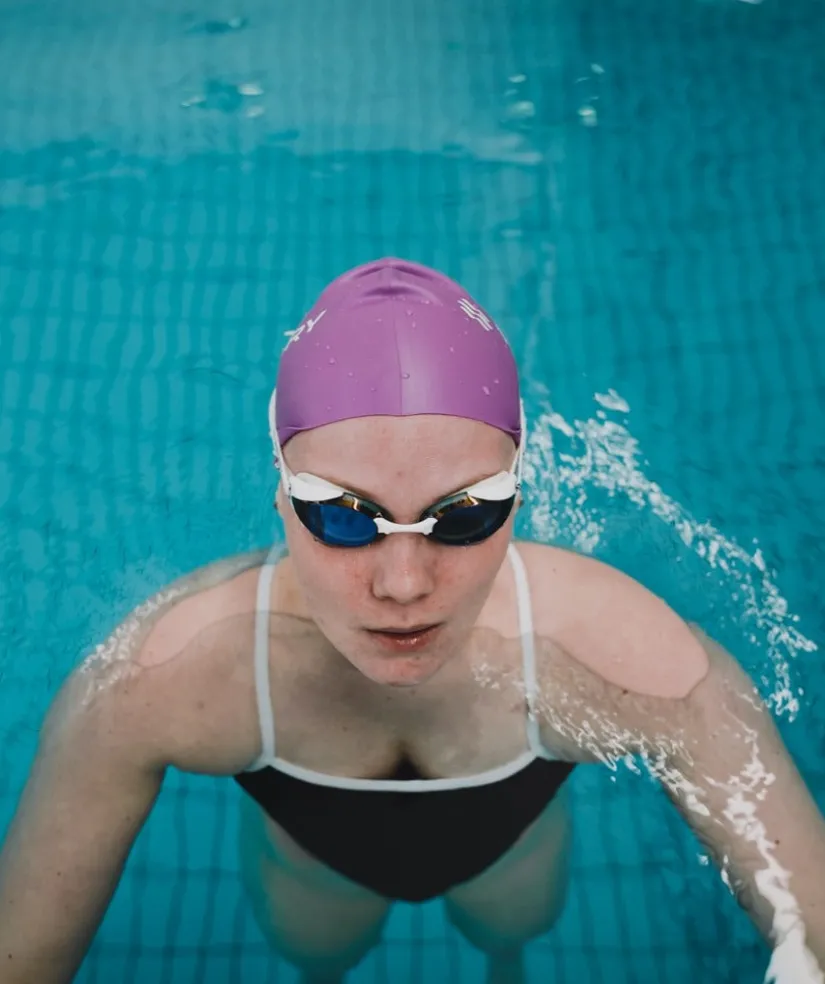 Online Watery badehætte (fra 10 år) - Signature - Violet