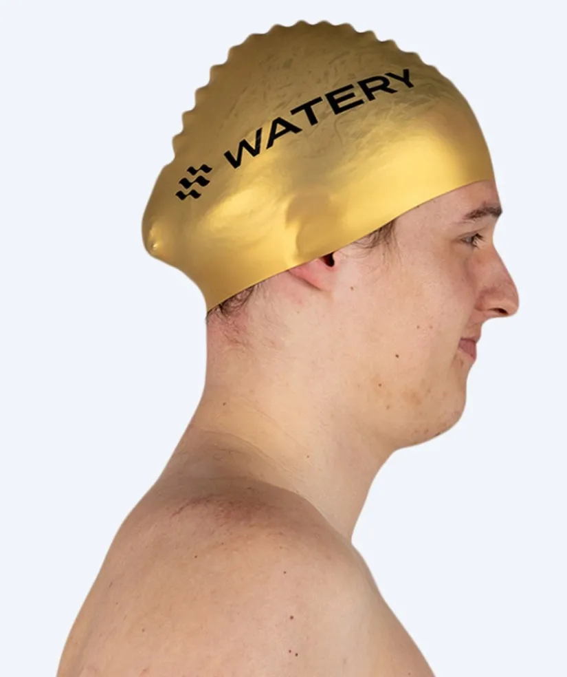 New Watery badehætte (fra 10 år) - Signature - Guld
