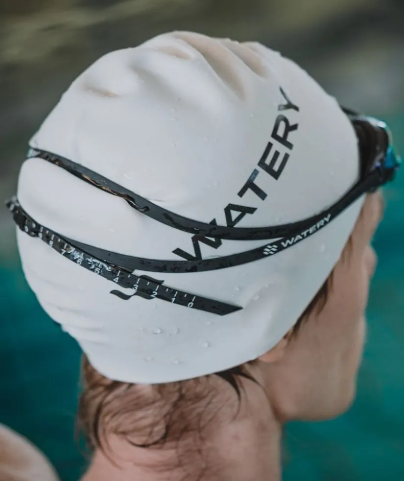 Online Watery badehætte (fra 10 år) - Signature - Rød
