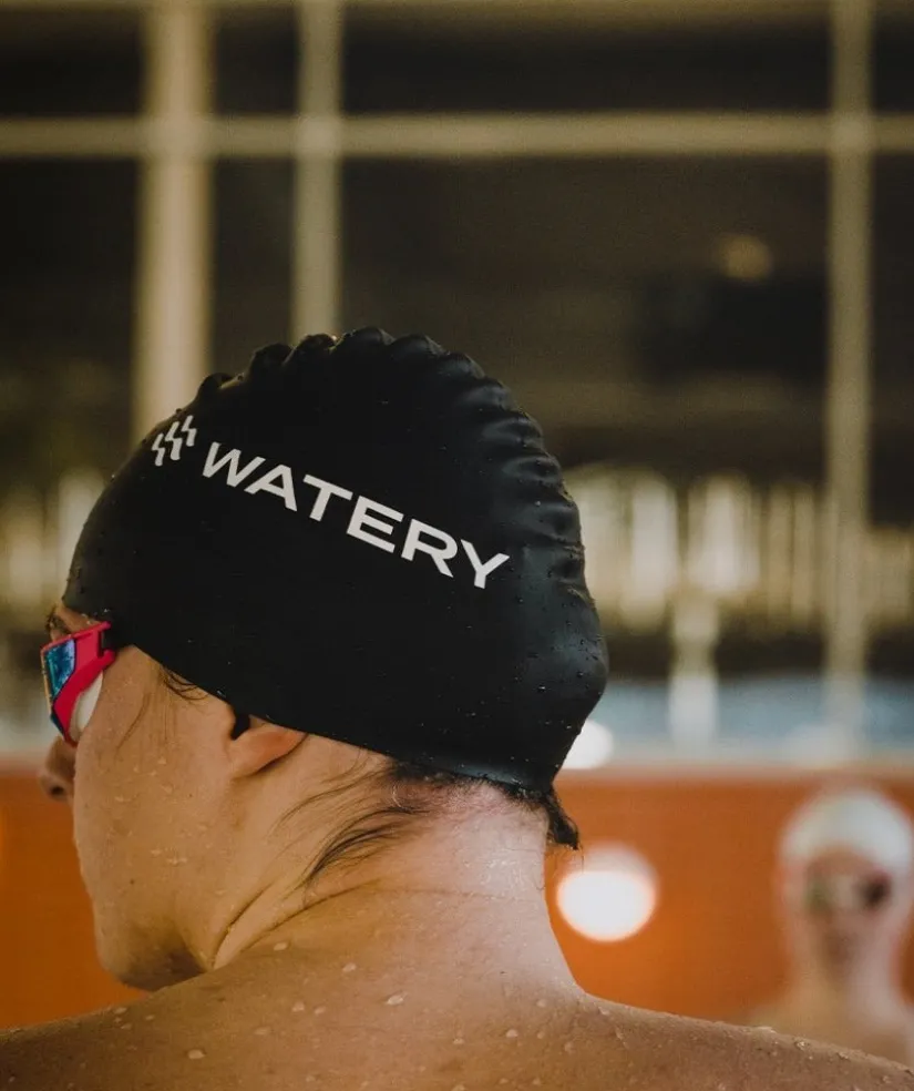 Online Watery badehætte (fra 10 år) - Signature - Rød