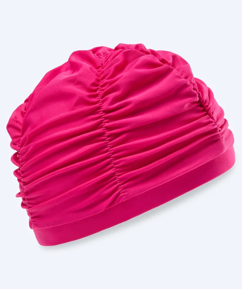 New Watery badehætte med draperinger - Maxwell - Rose Red