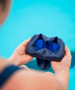 Clearance Watery badehætte med knopper - Avisa Bud - Sort