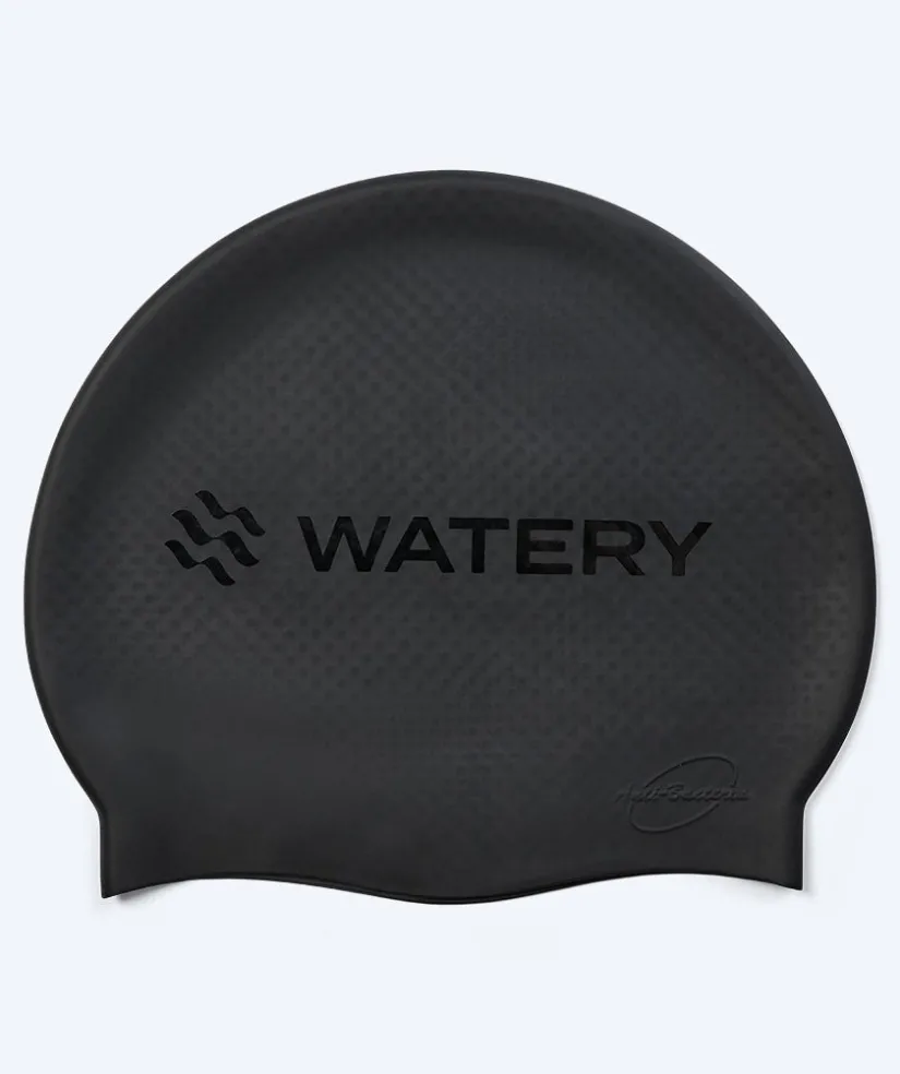 Clearance Watery badehætte med knopper - Avisa Bud - Sort