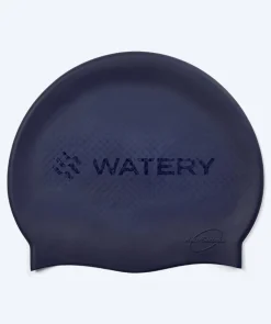 Online Watery badehætte med knopper - Avisa Bud - Mørkeblå
