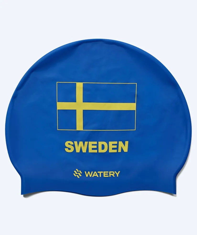 Sale Watery badehætte - Sweden - Blå