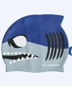 Discount Watery badehætte til børn - Dashers - Shark (Blå/grå)