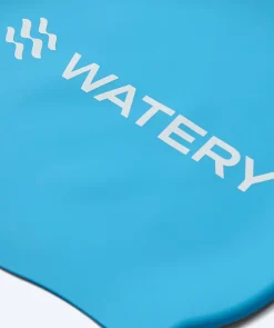 Hot Watery badehætte til børn (3-10) - Signature - Lyseblå
