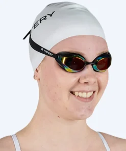 Clearance Watery badehætte til langt hår - Signature - Hvid