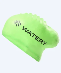 Watery badehætte til langt hår - Signature - Grøn