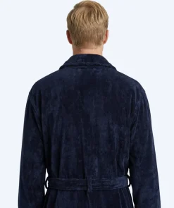 Hot Watery badekåbe til mænd - Mariana - Mørkeblå