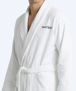 Best Watery badekåbe til mænd - Mariana - Hvid