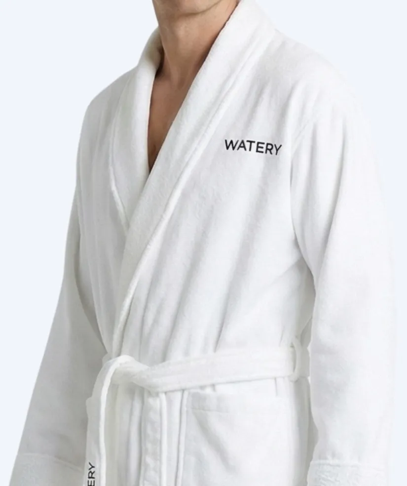 Best Watery badekåbe til mænd - Mariana - Hvid