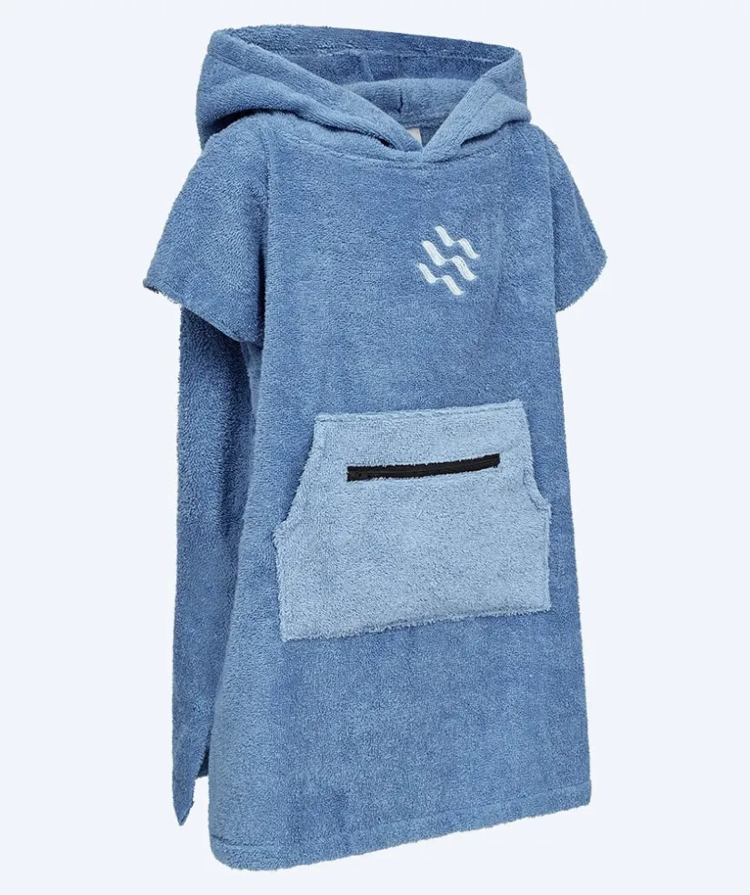 Best Watery badeponcho til børn (1-6) - Bomuld - Atlantic Blue