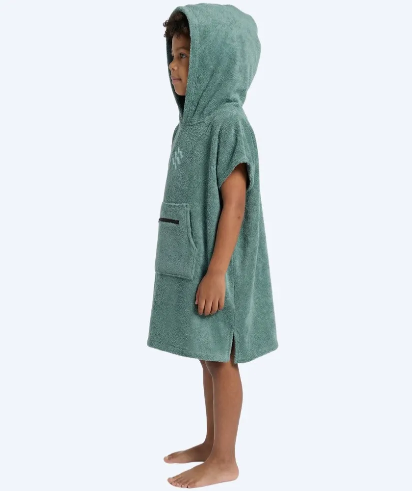 Hot Watery badeponcho til børn (1-6) - Bomuld - Forest Green