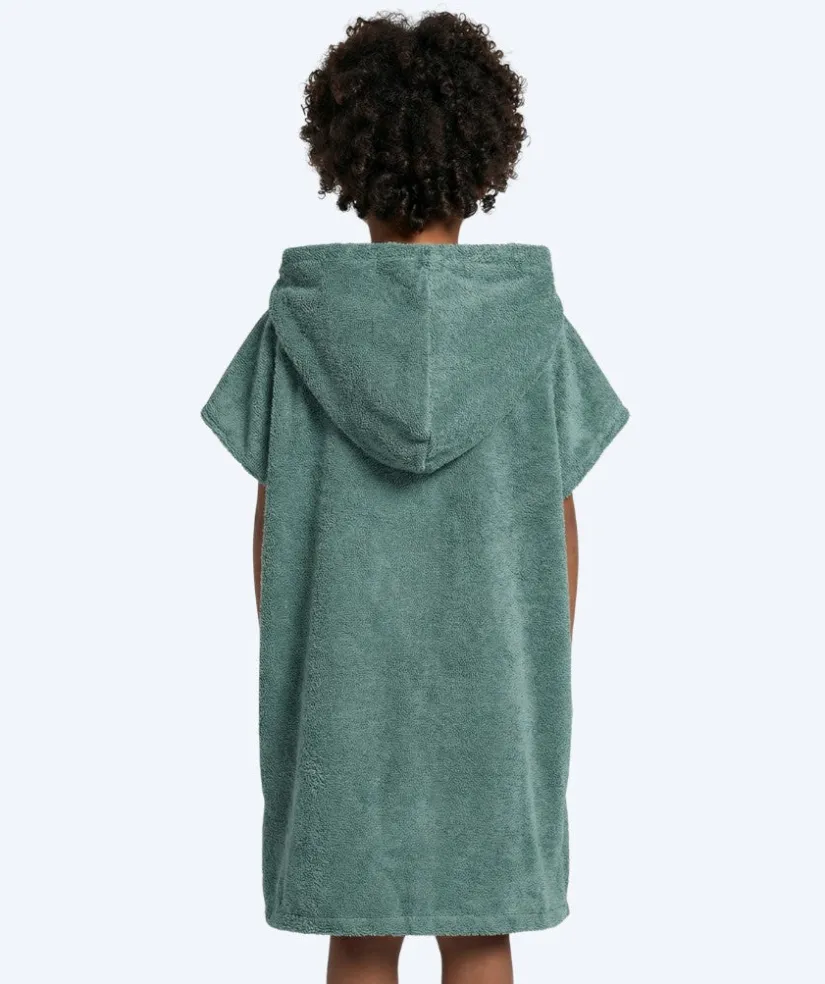 Hot Watery badeponcho til børn (1-6) - Bomuld - Forest Green