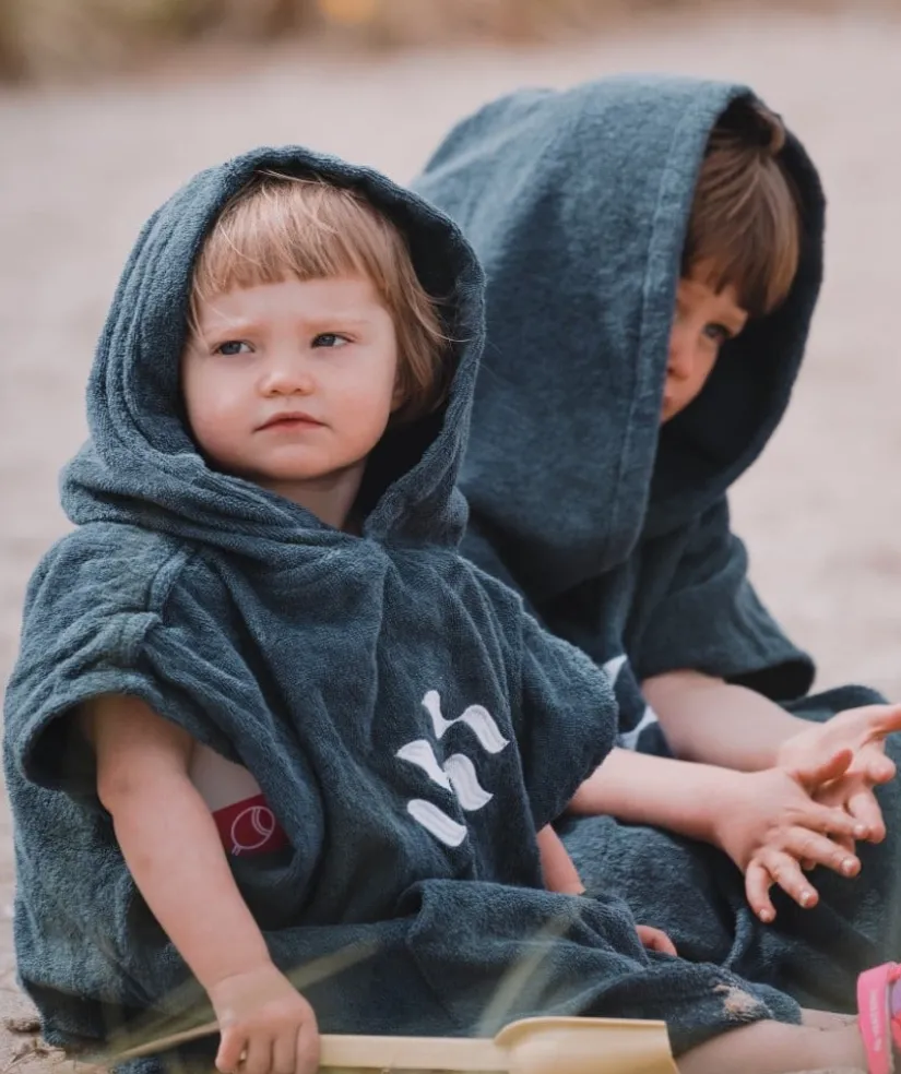 Best Watery badeponcho til børn (1-6) - Bomuld - Lilla