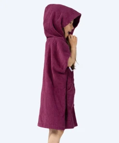 Best Watery badeponcho til børn (1-6) - Bomuld - Lilla