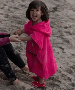 Best Watery badeponcho til børn (1-6) - Bomuld - Lilla