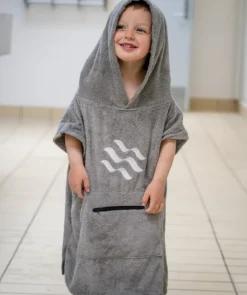 Best Watery badeponcho til børn (1-6) - Bomuld - Lilla