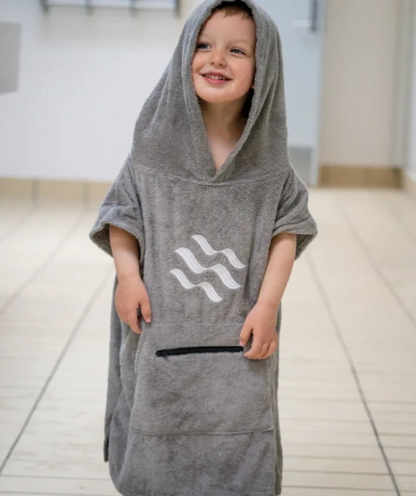 Best Watery badeponcho til børn (1-6) - Bomuld - Lilla