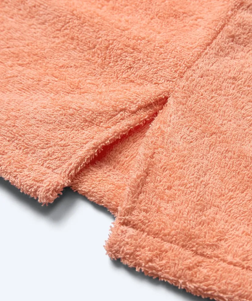 Clearance Watery badeponcho til børn (1-6) - Bomuld - Atlantic Pink
