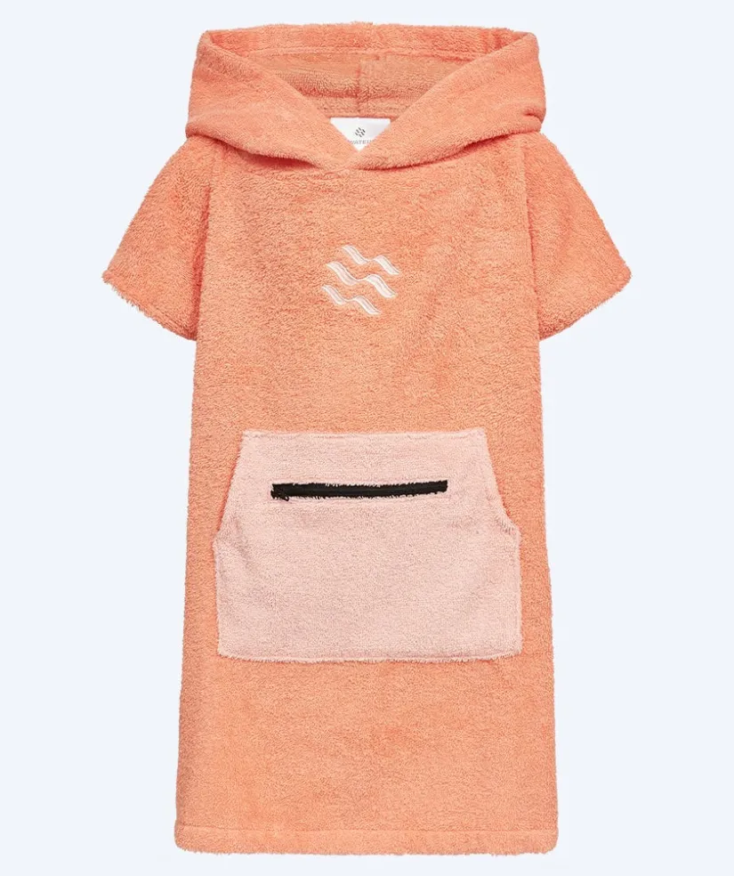 Clearance Watery badeponcho til børn (1-6) - Bomuld - Atlantic Pink